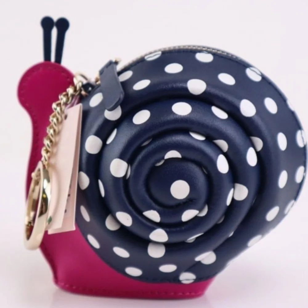 Kate Spade Dotty Snail Coin Enchanted Forrest Collection NWT